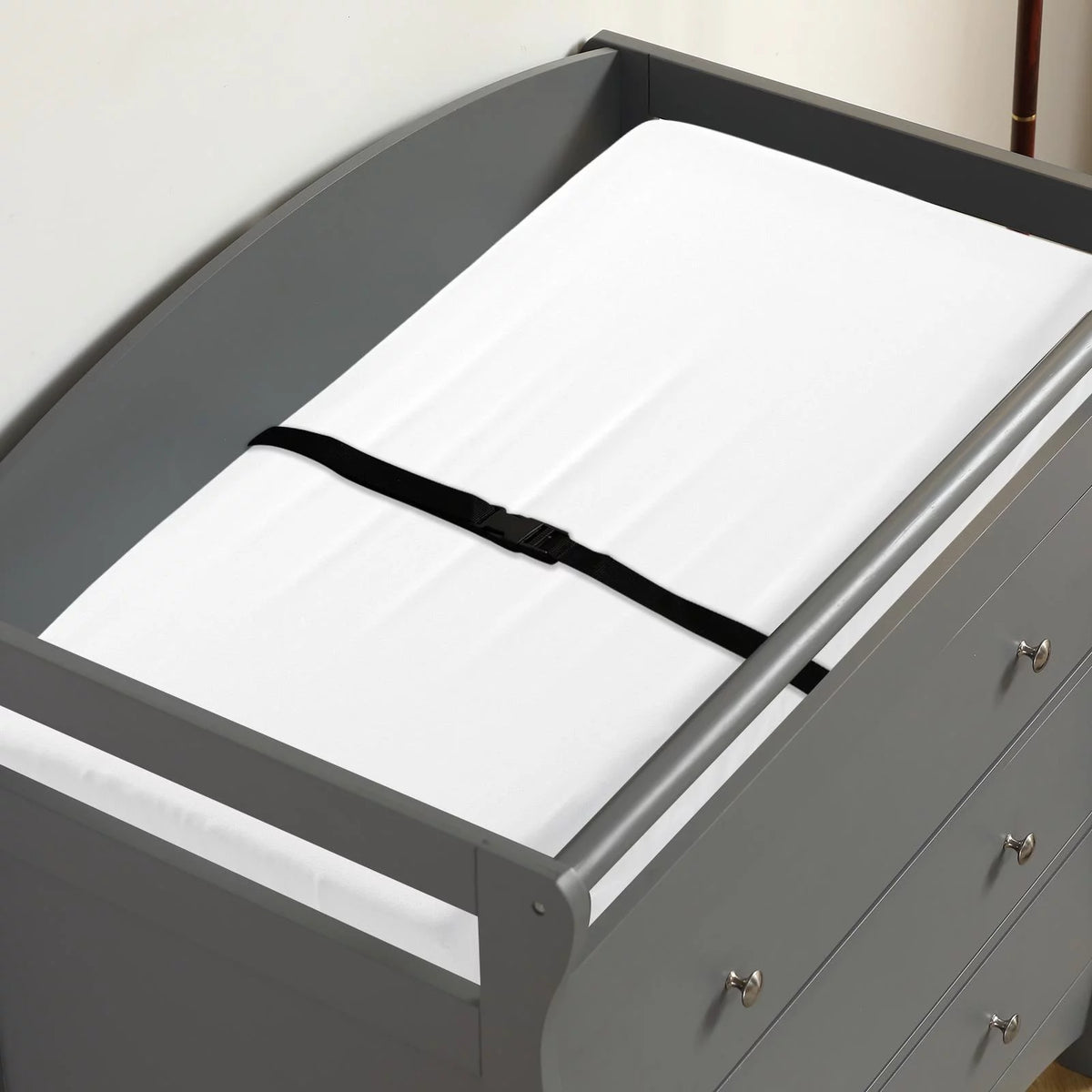 Gray 3 Drawer Changing Dresser F3871