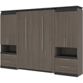 Full Murphy Bed with 2 Storage Cabinets H849