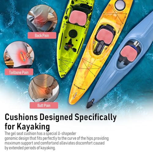 Thicken Anti Slip Waterproof Gel Kayak Seat Cushion K120864