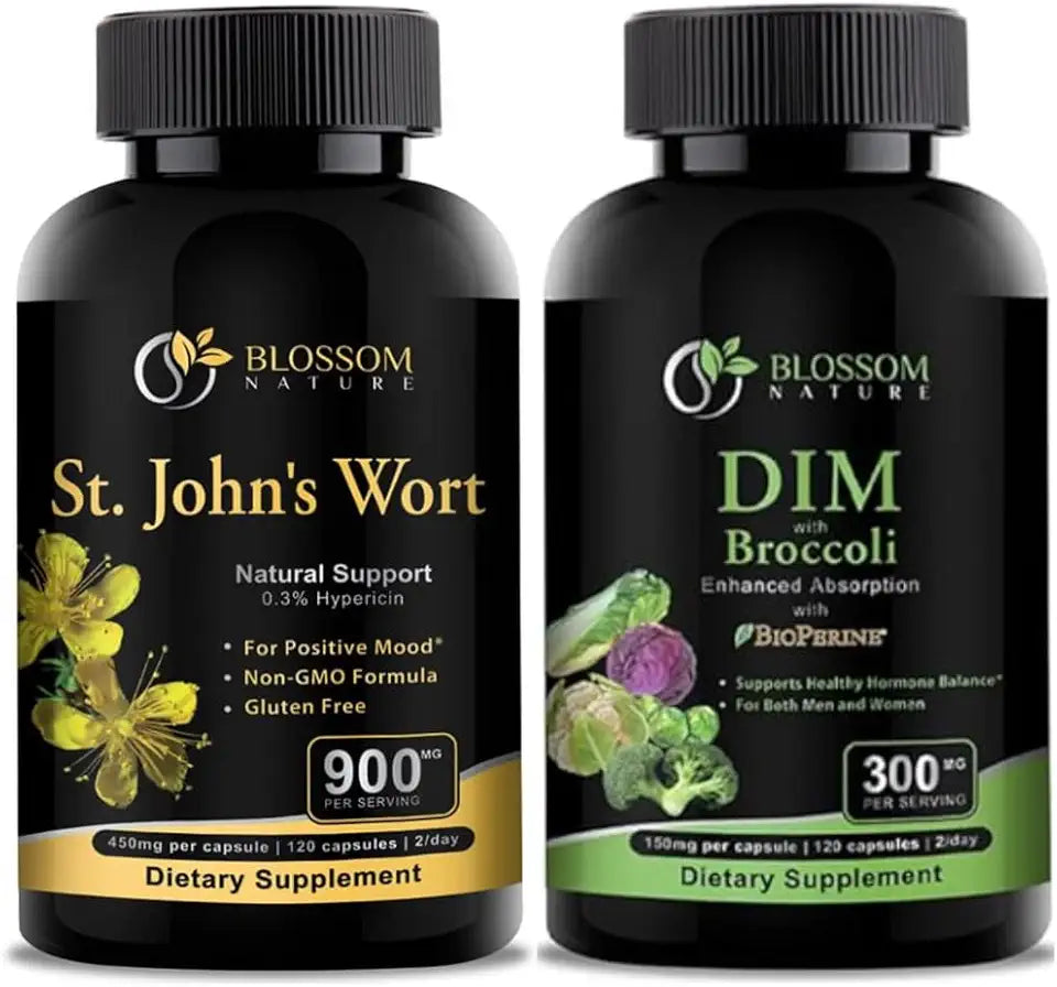 St Johns Wort DIM Supplement 120 Vegetable Capsules I16554