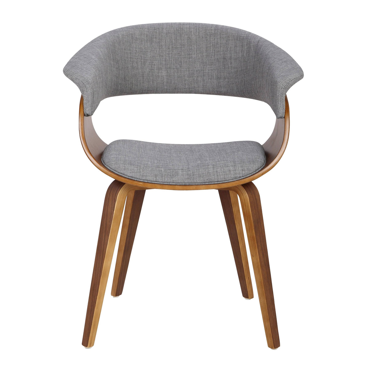Cream Fabric Zebra Wood Dining Accent Chair K463