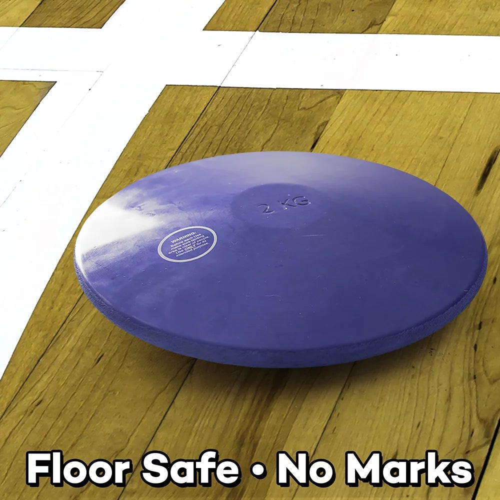 2kg Blue Non-Marking Rubber Practice Discus C327119