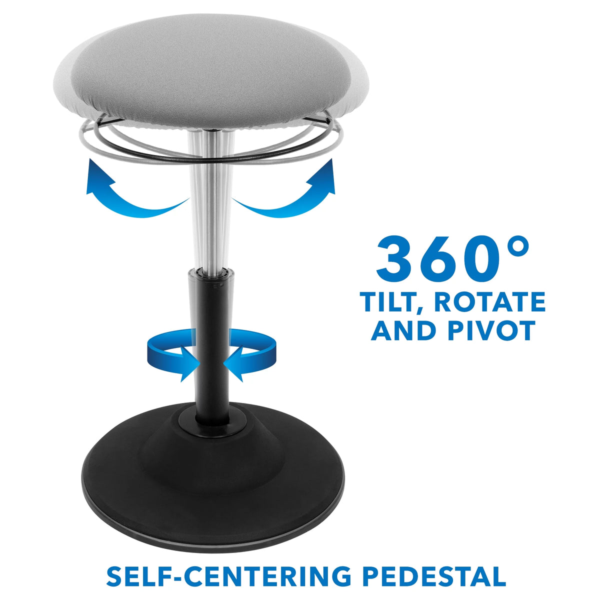 Height Adjustable Standing Desk Stool H19503