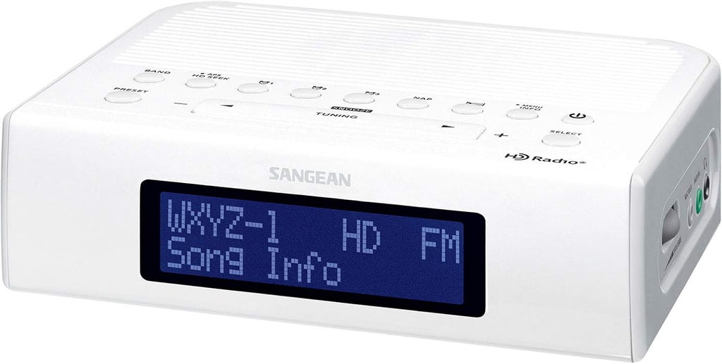 White Digital Tuning Clock Radio Z612637