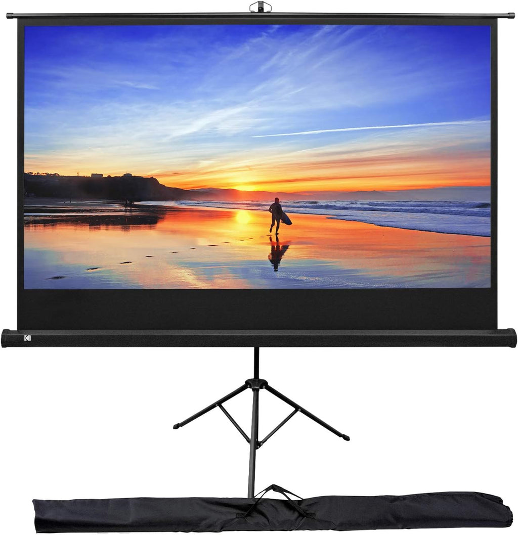 80” Portable Projection Screen with Tripod Stand and Carry Bag C989004