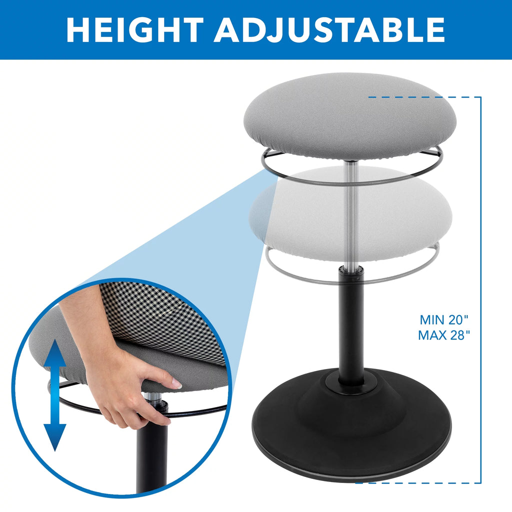 Height Adjustable Standing Desk Stool H19503