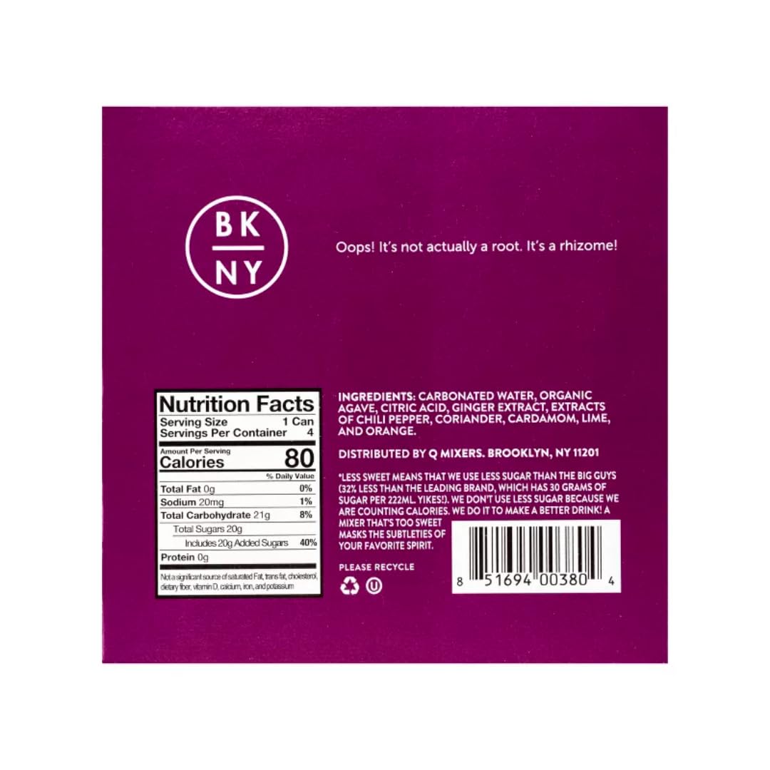 12 pack 7.5 fl oz Ginger Beer T123