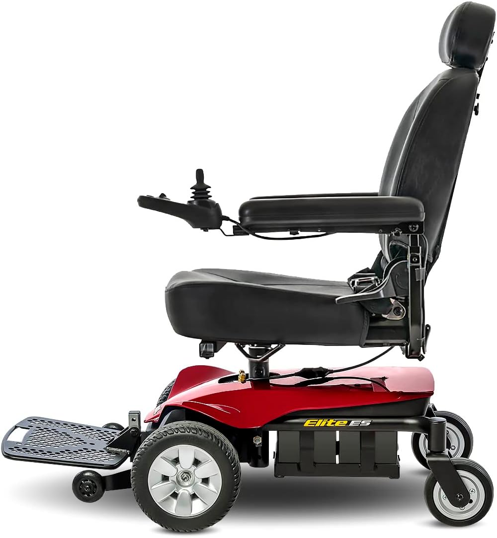 Red Power Chair, 300 lbs. WC, 4 MPH, 15 Miles Range Per Charge S7226