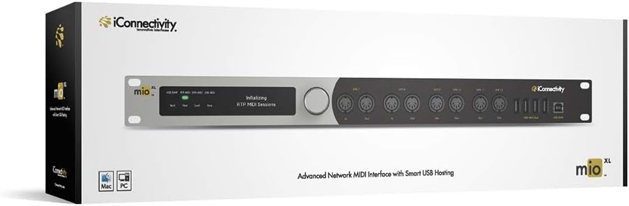 MIDI Interface with 4x MIDI Cable 10' Bundle K7804