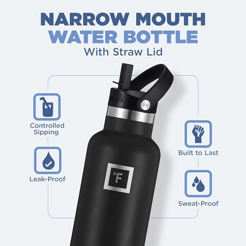 24 Oz Leak Proof Vacuum Insulated Stainless Steel Water Bottle N56158
