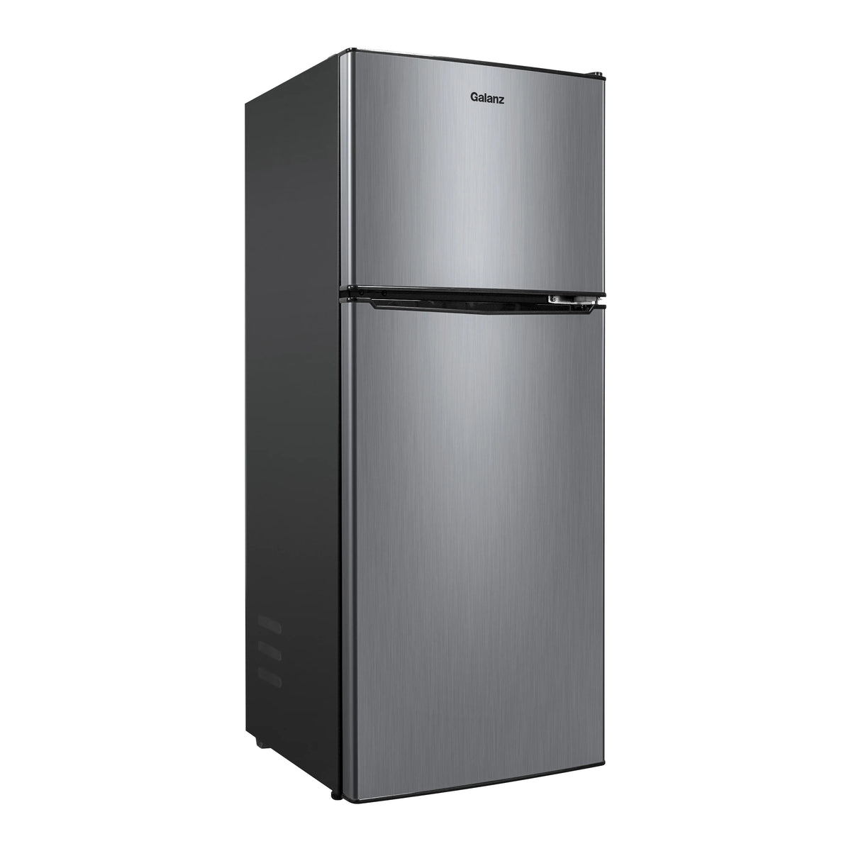 Stainless Steel Two Door Mini Refrigerator with Freezer W707