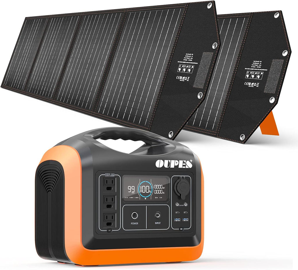 Portable Power Station 600W with 100W Panel N9953