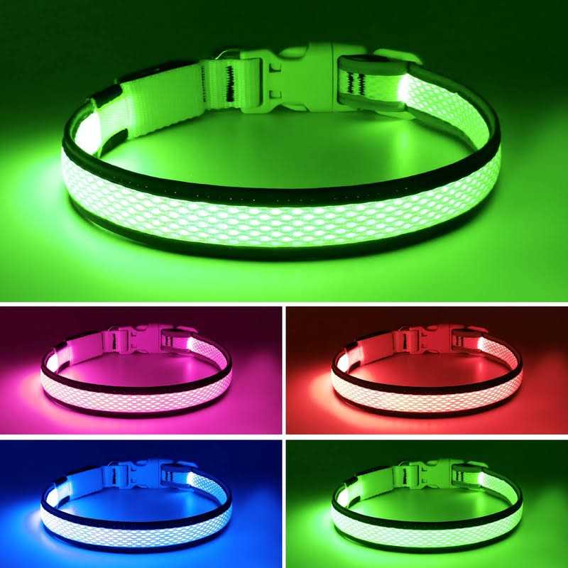 USB Rechargeable LED Dog Collar S14230