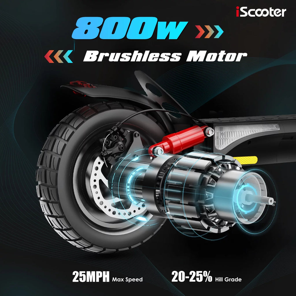 800W Electric Scooter, 25 MPH, 25Miles Range, Dual Brake, Folding Scooter L1056