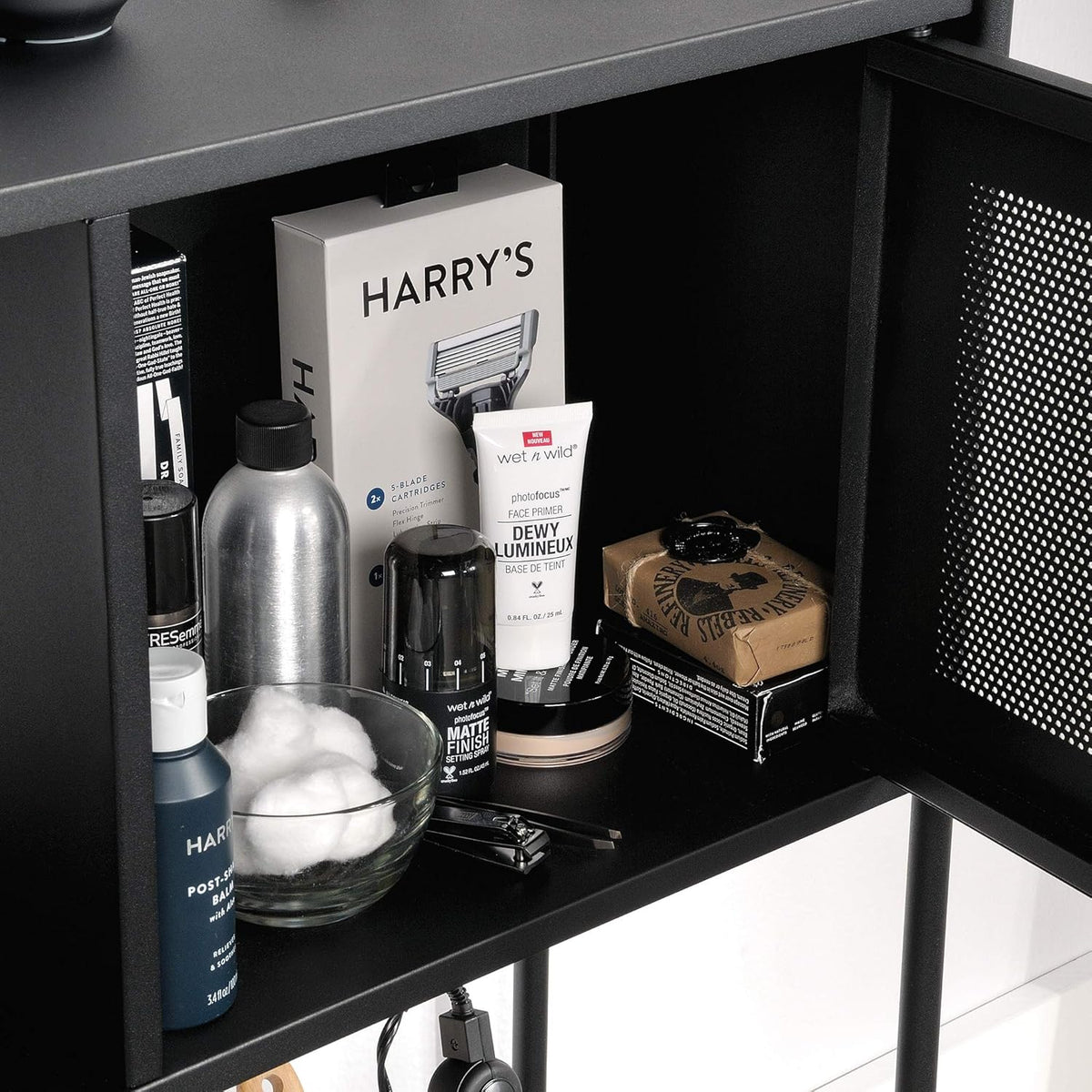 Black Storage Cabinet U18945