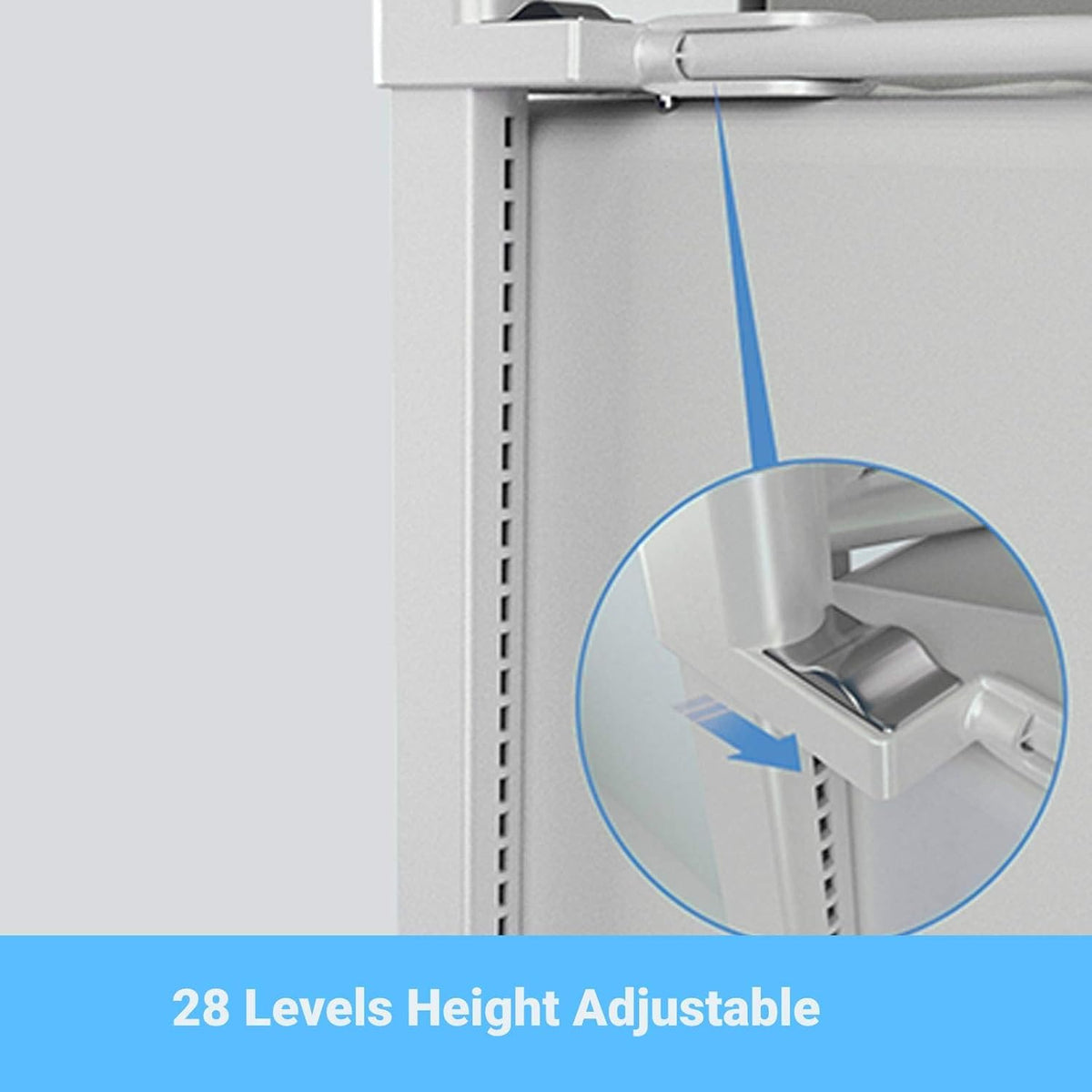 Extra Tall Collapsible Double Lock Bed Rails for Toddlers Queen Size C106