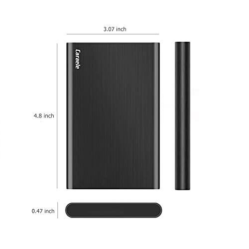 750GB Portable External Hard Drive USB3.0 HDD Storage (Black) D40097
