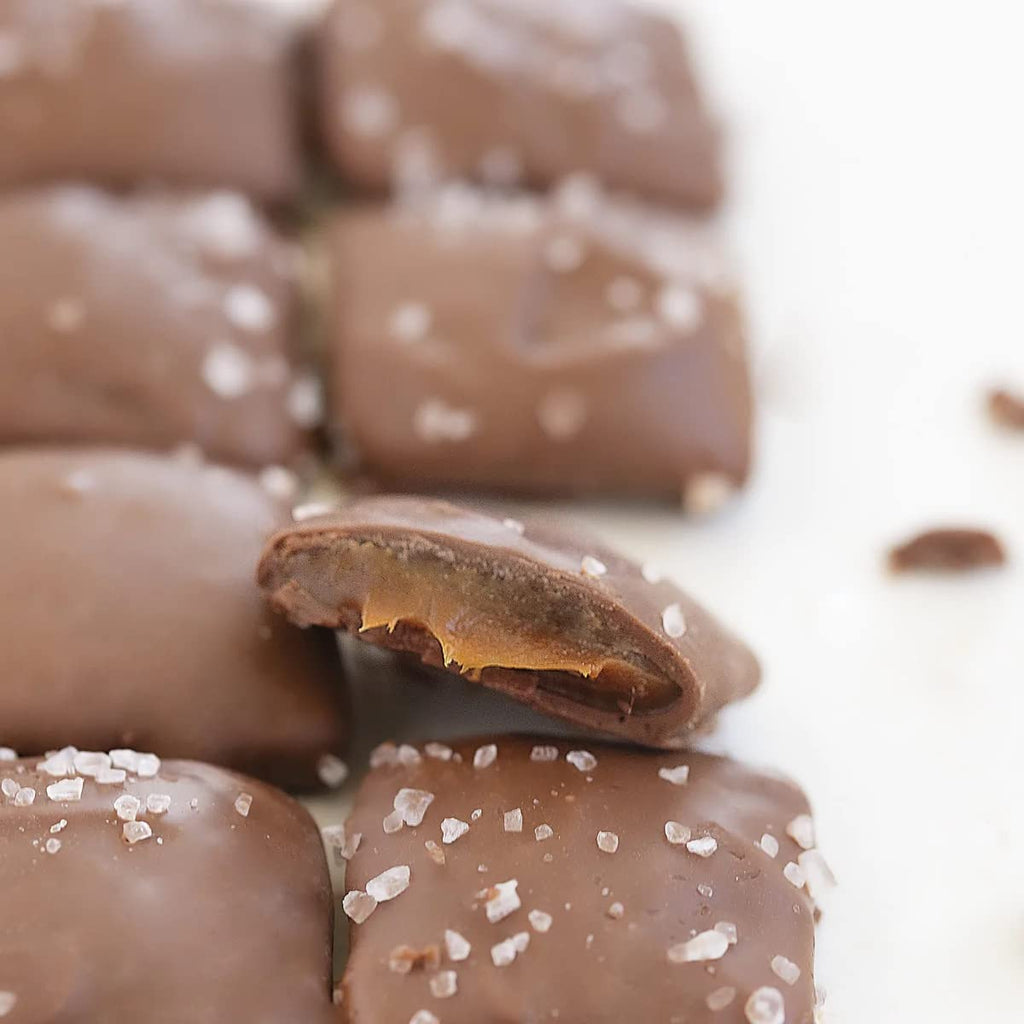 Milk Chocolate Sea Salt Caramel THINS - 6 ounce bag Z9271