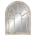 36" x 44" Cream Arched Top Wall Mirror P35791