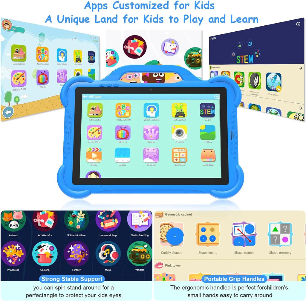 Android 13 Kids Tablet 10 inch 8GB RAM 64GB ROM O3724