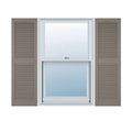 Clay Vinyl Open Louver Shutters D641540