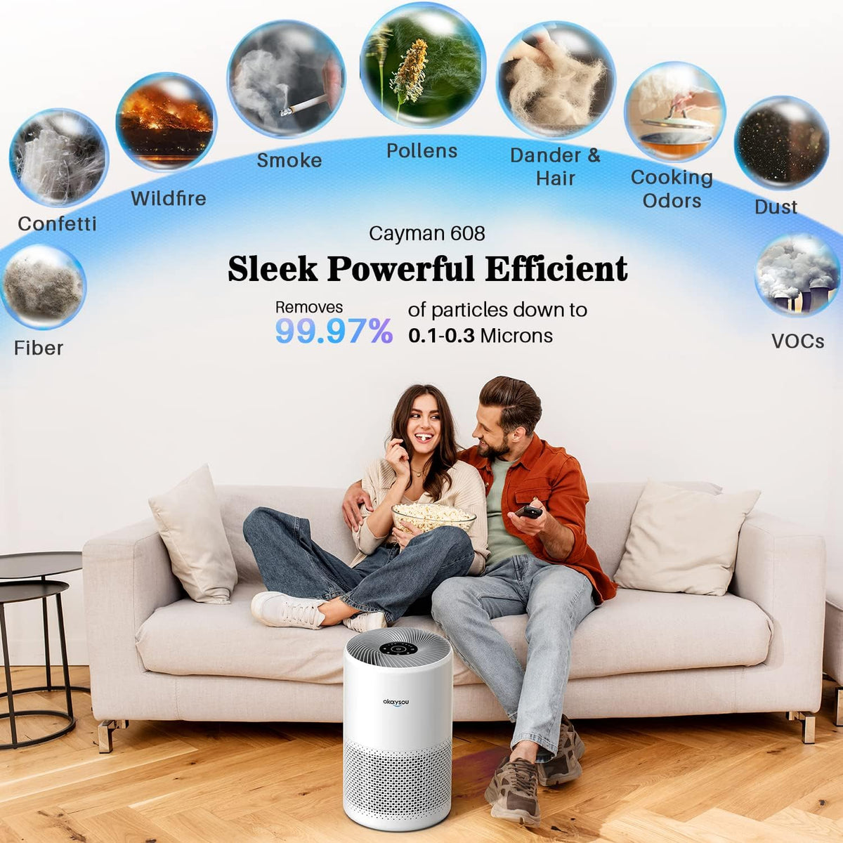 White H13 True HEPA Air Purifier Q29813
