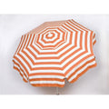 Italian 6 ft. Umbrella Acrylic Stripes Orange and White M96299