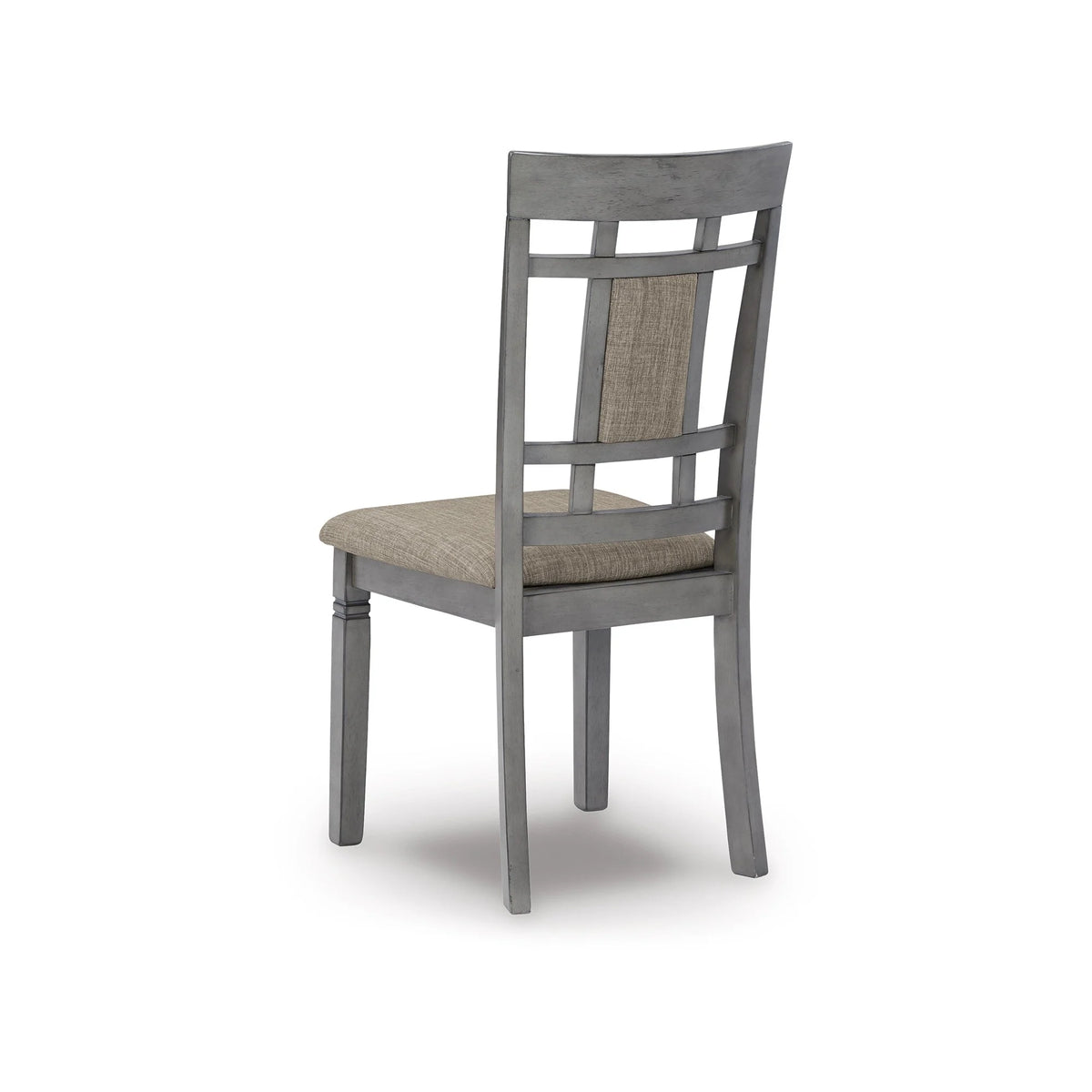 7 Piece Light Gray Wood Dining Table Set U3268
