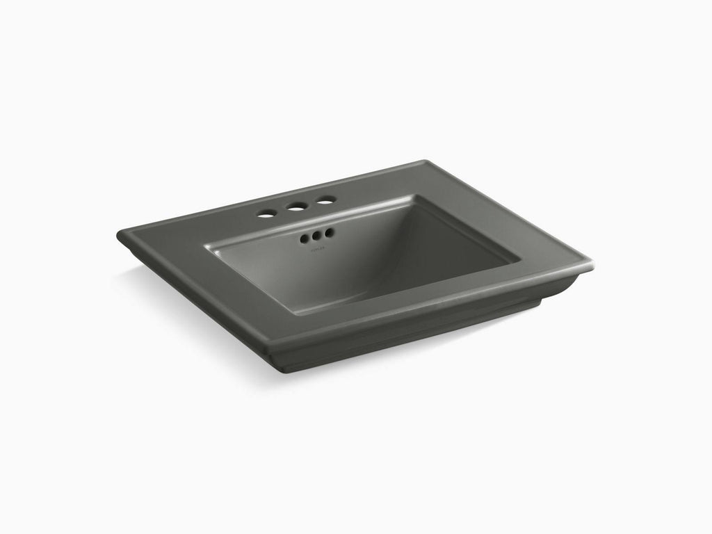 24x22 Bathroom Sink Basin with 4 Centerset Faucet Holes H503