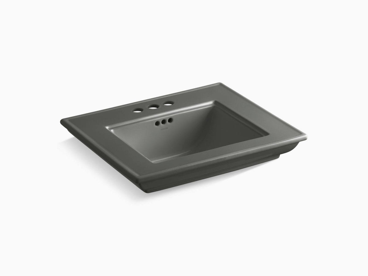 24x22 Bathroom Sink Basin with 4 Centerset Faucet Holes H503