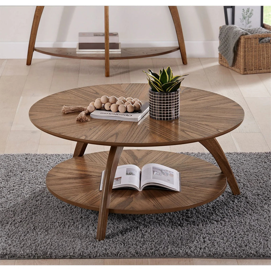Round Wood Coffee Table K57842