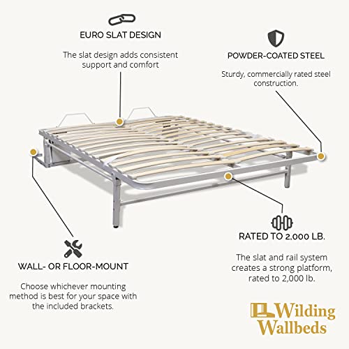 Queen Vertical Murphy Bed Frame A589