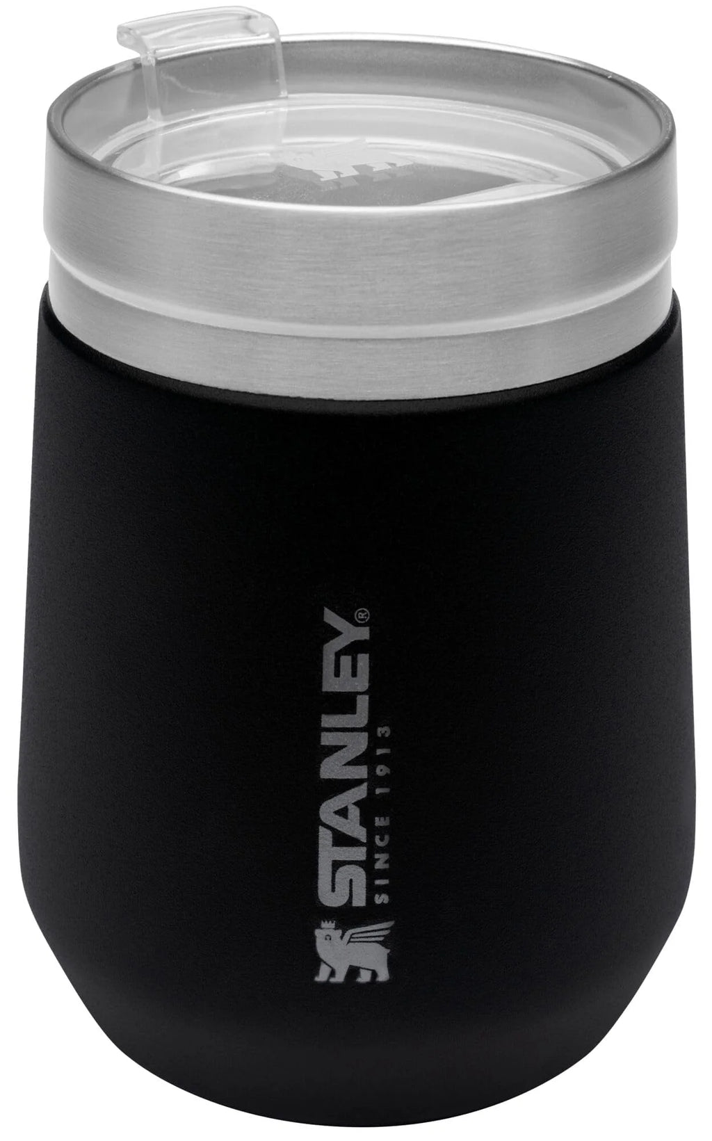 10 oz Matte Black Wine Tumbler Z197