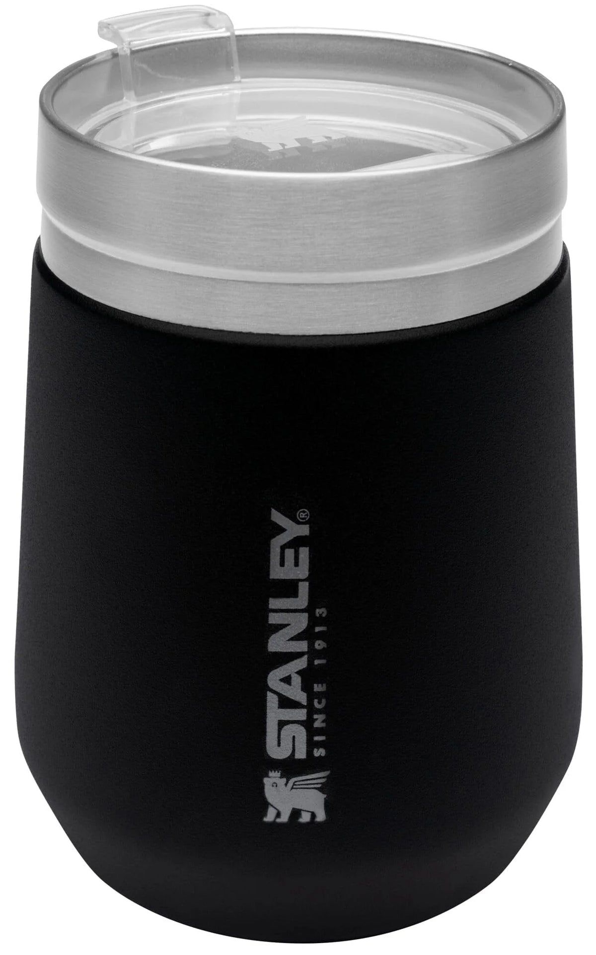10 oz Matte Black Wine Tumbler Z197