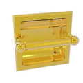 Polished Brass Recessed Toilet Paper Holder H1064