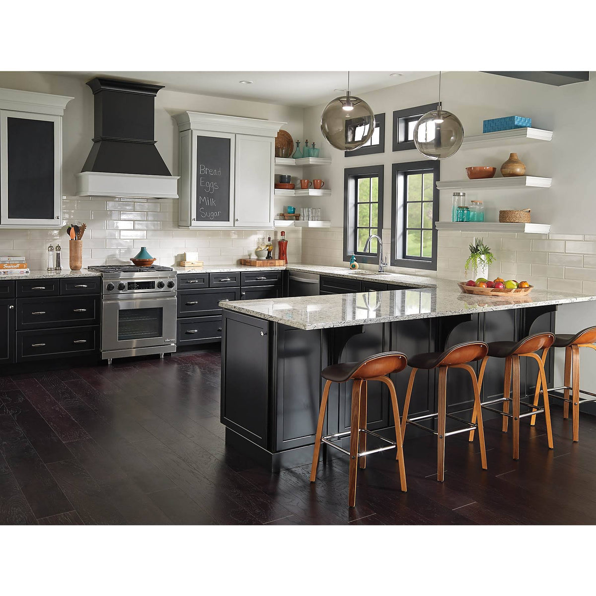 Chrome Single Handle Pull-Down Kitchen Faucet R857592