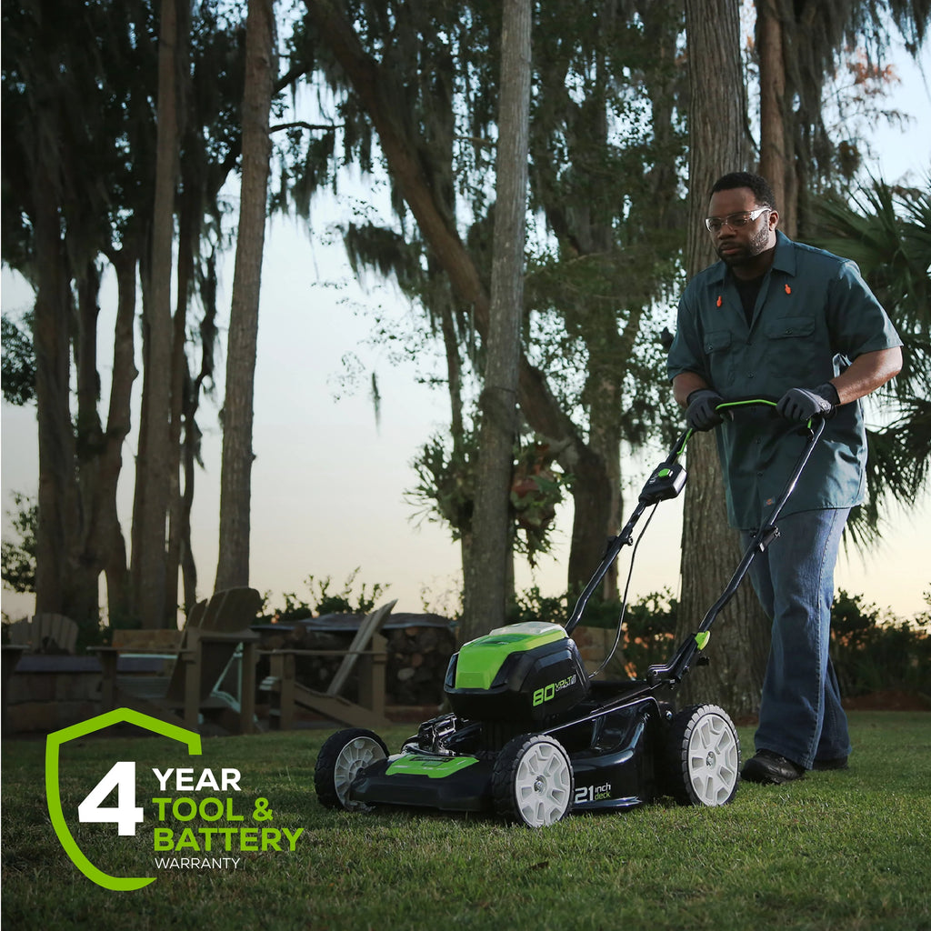 80V 21 Self Propelled Mower 5Ah Battery & Charger O654445