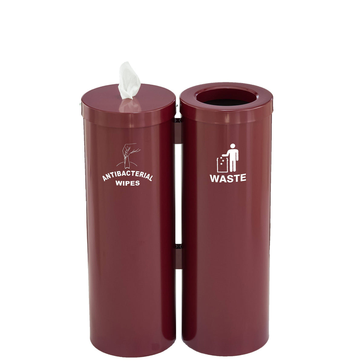 Antibacterial Wipe Dispenser and Garbage Can P9114