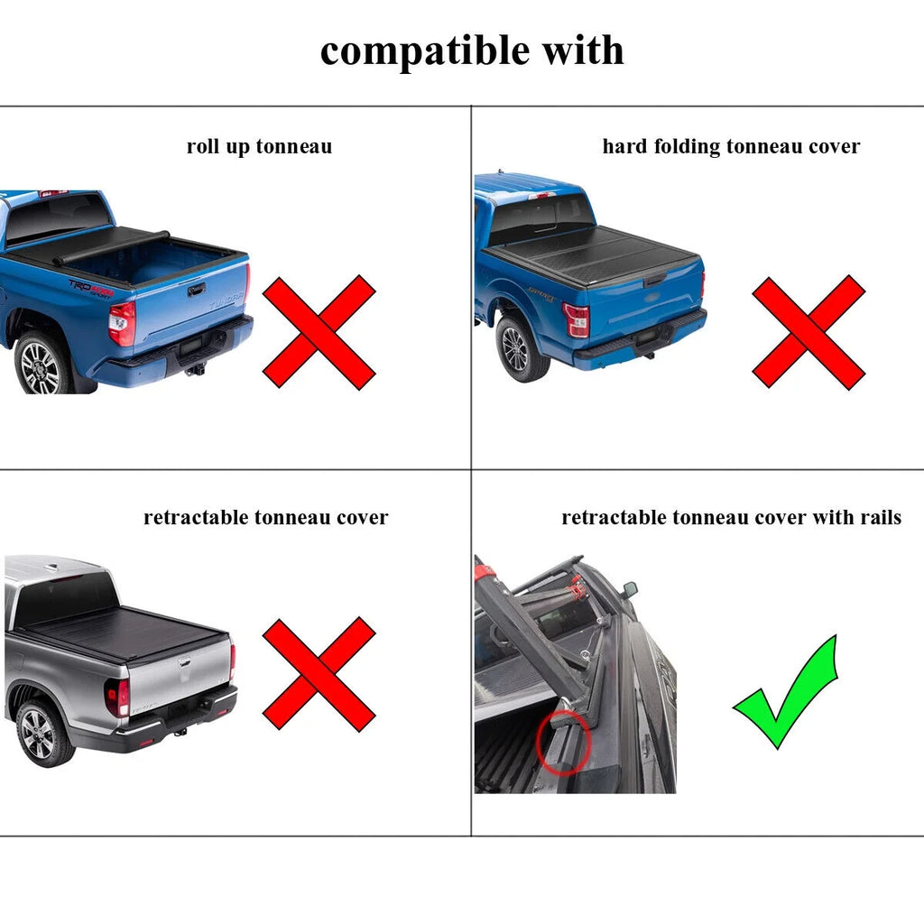 Tonneau Cover with T-Slot Cross Bars X864608