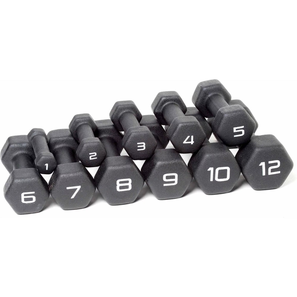 1lb Black Neoprene Dumbbell Pair Q208883