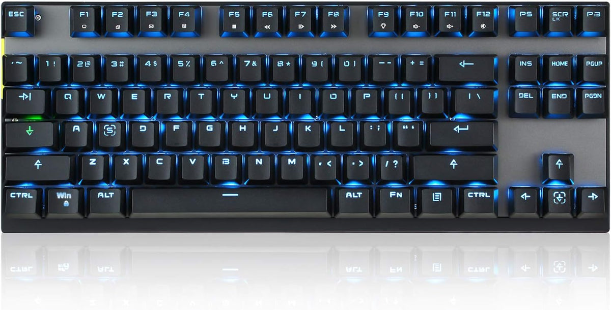 Pink 87 Keys RGB Backlit Mechanical Gaming Keyboard Z2459