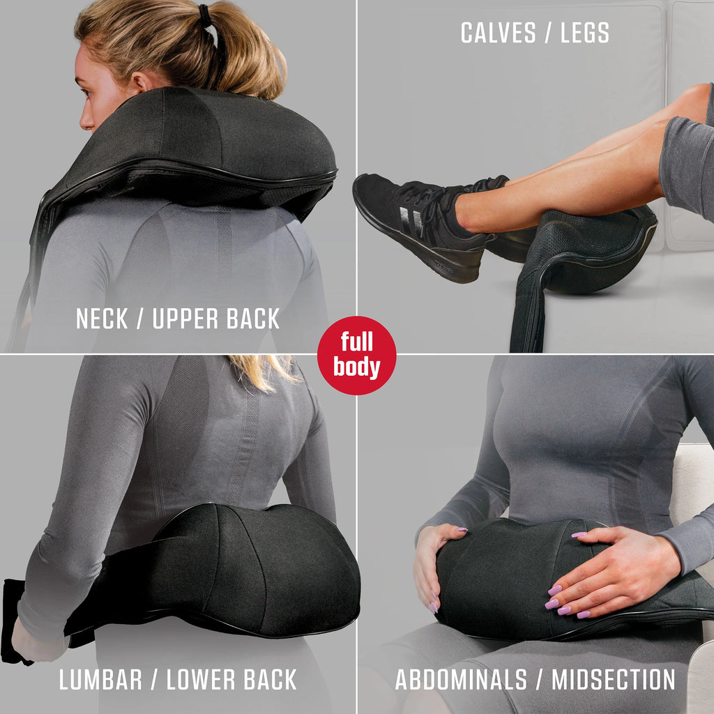 Cordless 3D Shiatsu Neck and Back Massager with Heat Z3474