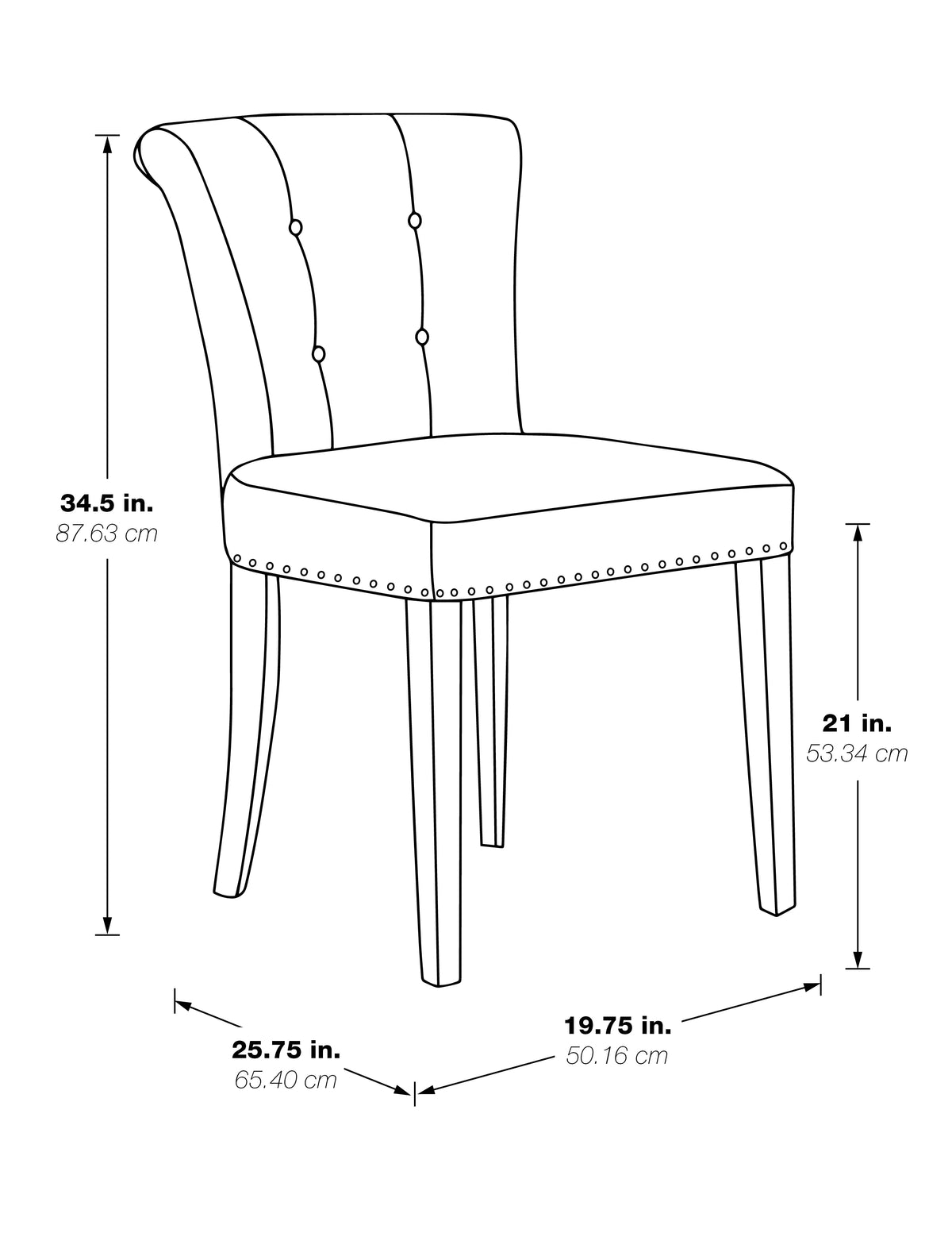 Paisley Blue Dining Chair K826789