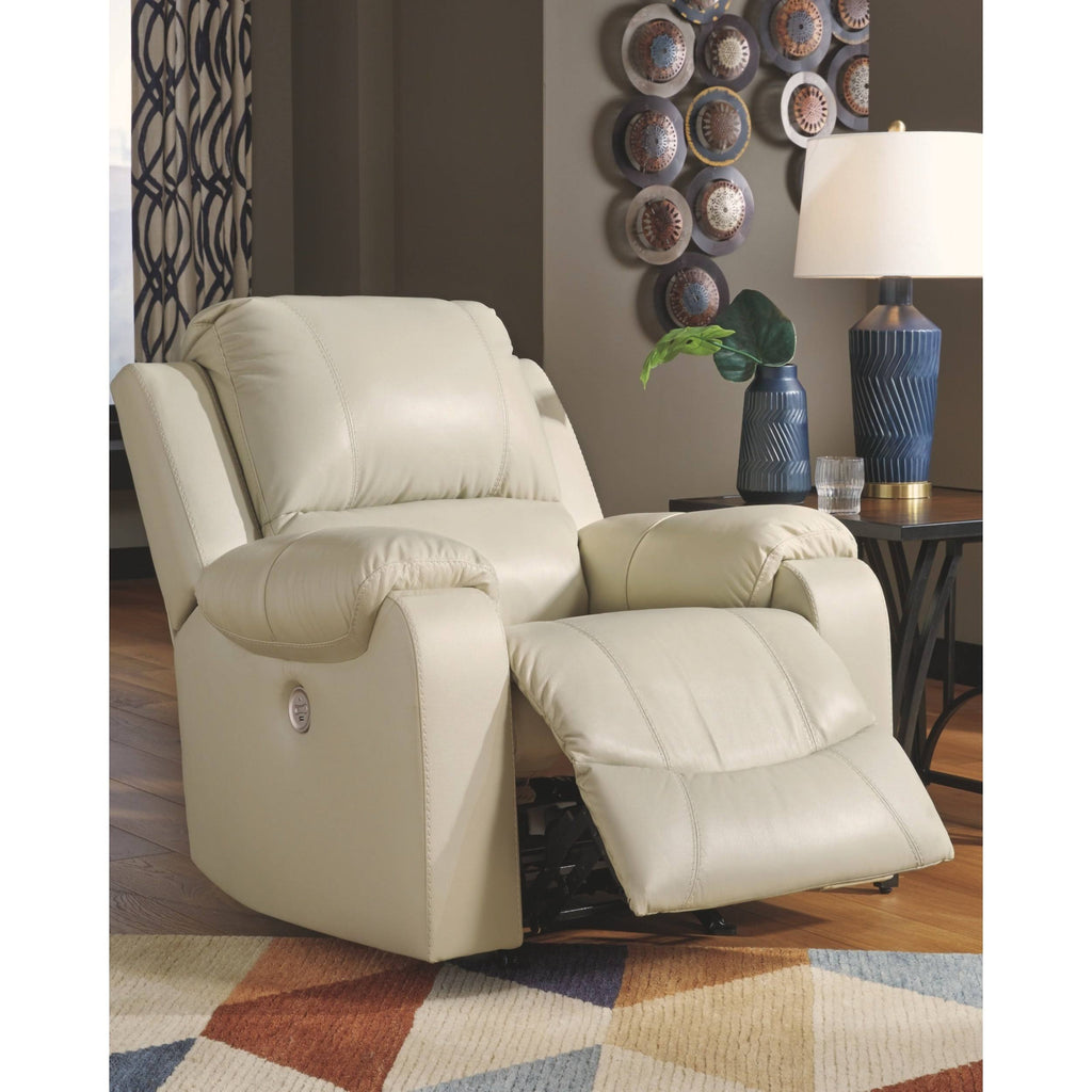 Cream Power Rocker Recliner I815581