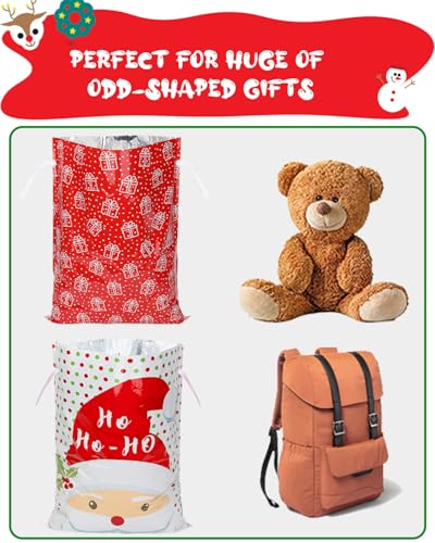 40pcs Assorted Sizes Christmas Gift Bags D350571