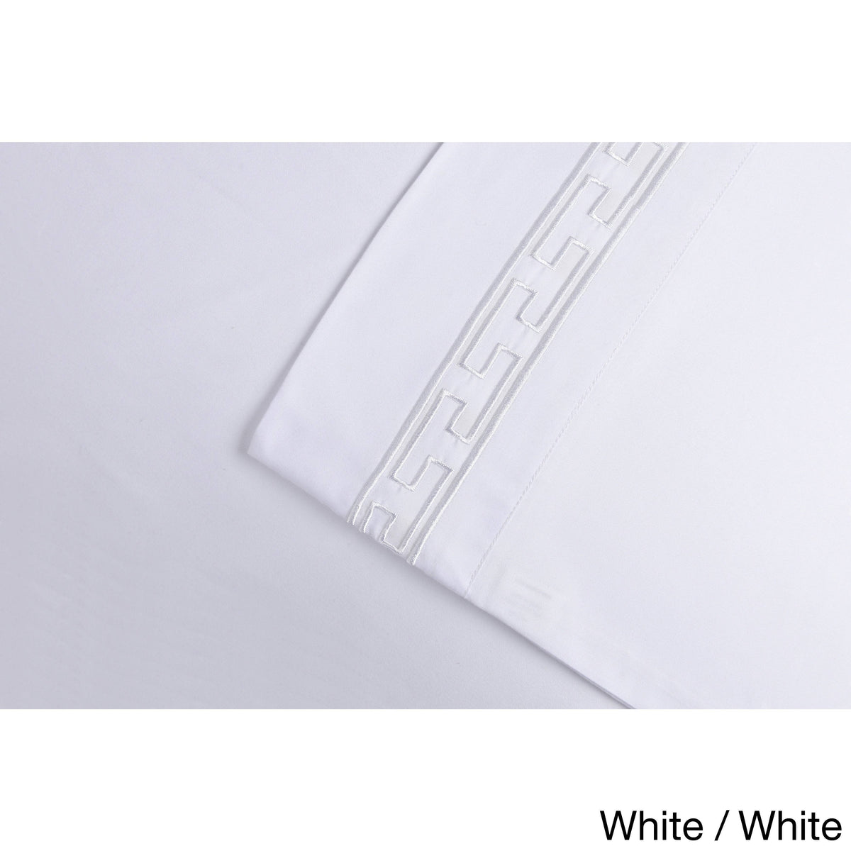 Black California King Embroidery Sheet Set J70377