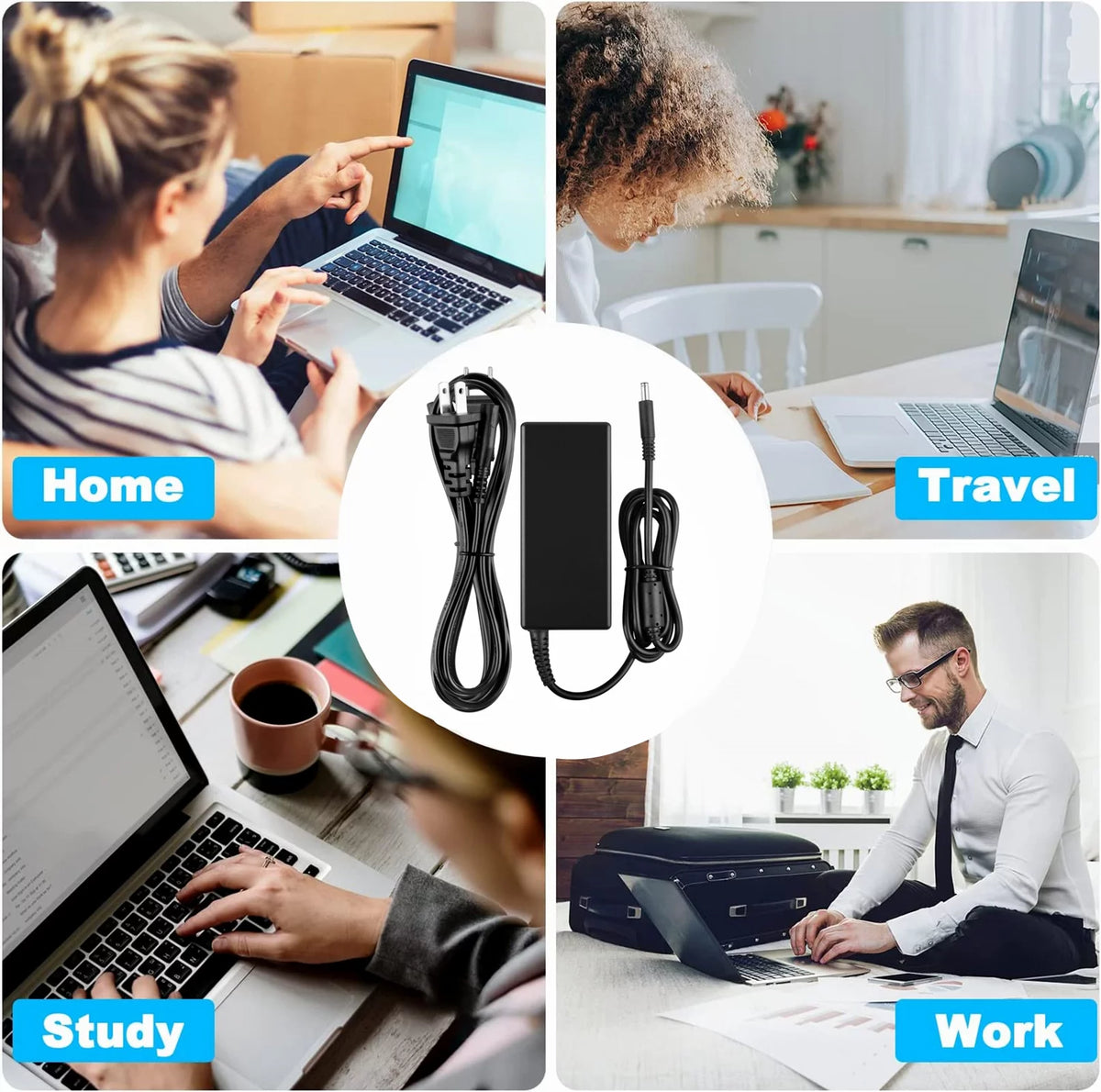 Compatible AC Adapter Replacement Switching Power Supply Cord Charger X940