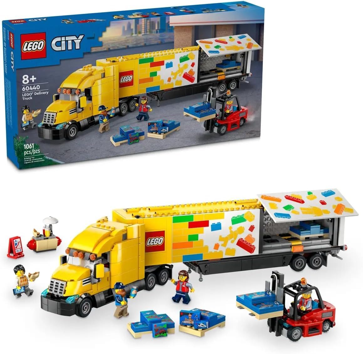 Lego City Delivery Truck with Trailer and Forklift K761880