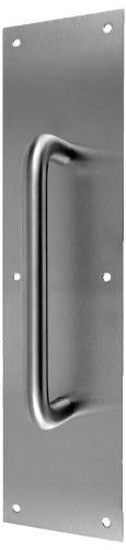 Pull Plate with Round Pull, Satin Brass Finish B85550
