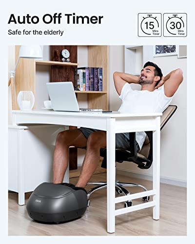 Black Electric Foot Massager with Heat Y549
